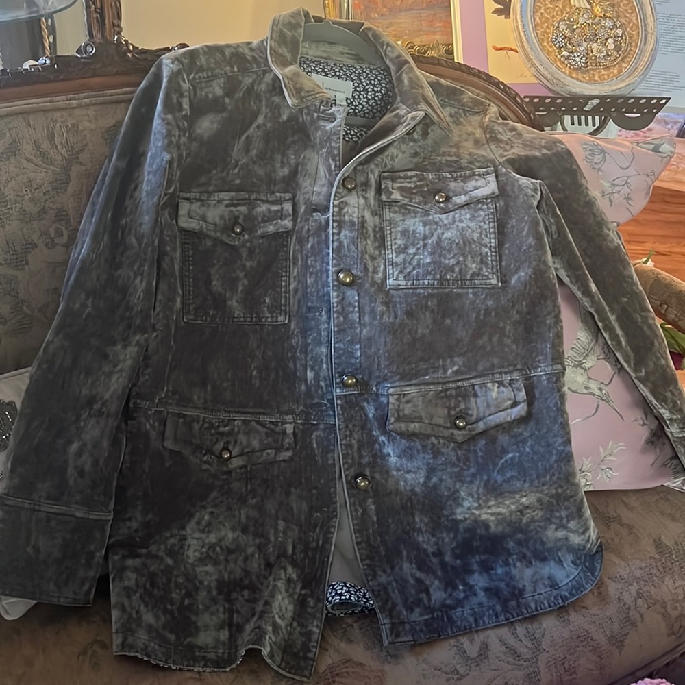 Anthropologie ladies fall jacket, miss sage green new without tags size large